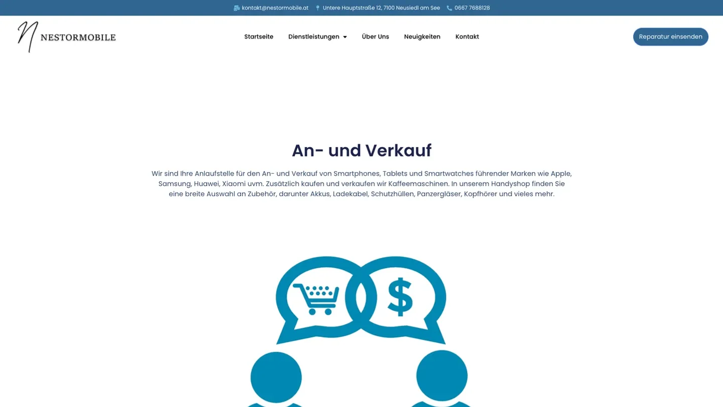 Nestormobile: An- und Verkauf