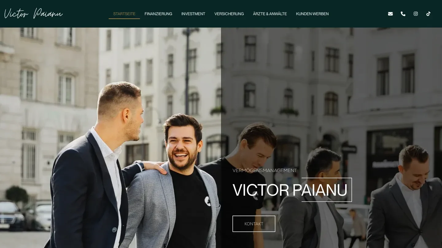 Website von Victor Paianu