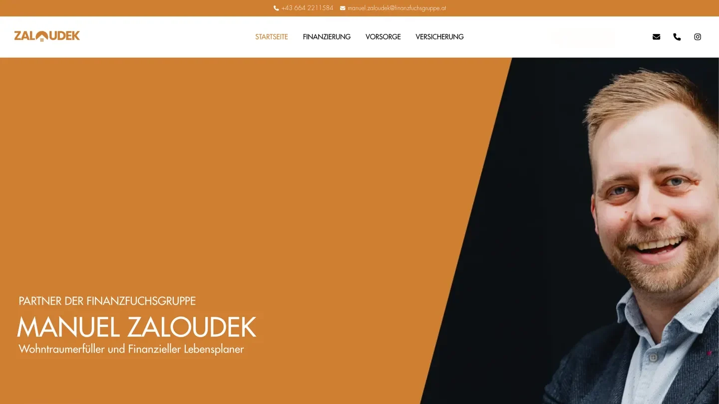 Website von Manuel Zaloudek